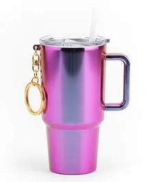 Paper Moon Mini Tumbler Bottle Keychain Toy Cute kawaii Keyholder Keyring for Bagpacks- 1pc