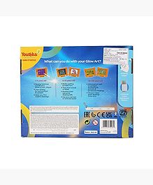 Hamleys Glow Art Sonic Led Drawing Board Neon Colour Board Multicolour 3Y+ | Safe & Gift-Friendly