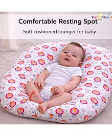 NeonateCare Baby Nest Soft Lounger for
                        Newborns and Infants- Pink Lion Lounger