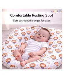 NeonateCare Baby Nest Soft Lounger for
                        Newborns and Infants - Cream lion lounger for
                        baby