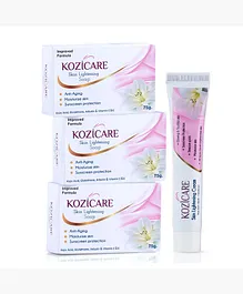 3  Kozicare Skin Brightening Soap 75g |1  Kozicare Skin Brightening Cream  15g