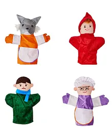 Eduedge Little Red Riding Hood Finger Puppets Pack of 4 - Height 24 cm