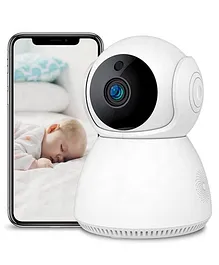 Ausha 1080p Full HD WiFi CCTV Camera for Baby
                      & Kids LIVE, 355 Pan, Night Vision &
                      Two-Way Audio