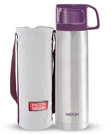 Milton Thermosteel Flask With Cup Purple - 1000 ml