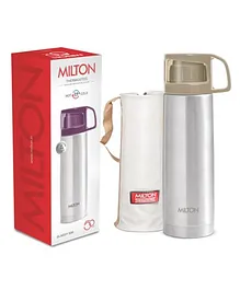 Milton Thermosteel Glassy Drinking Cup Lid  Grey - 500 ML