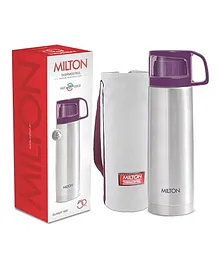 Milton Thermosteel Flask With Cup Purple - 500 ml