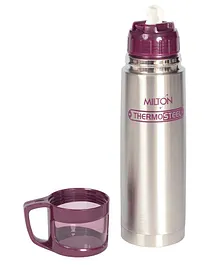 Milton Thermosteel Flask With Cup Violet - 750 ml