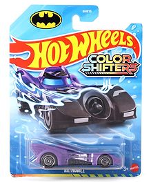 Hot Wheels Color Shifters Bat mobile Toy Car - Purple