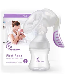 R for Rabbit Most Safe and Comfortable Manual Breast Pump - Purple