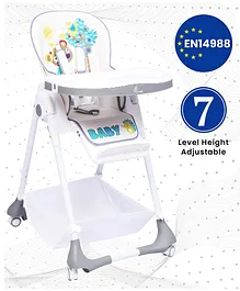 R for Rabbit Marshmallow Smart High Chair - Grey
