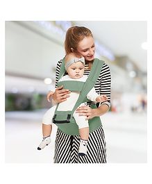 R for Rabbit Upsy Daisy Baby Carrier cum Kangaroo Bag, Ergonomic Baby Carry Bag, Adjustable Hip Seat Belt, Stylish belt for mothers, Carrier with 4 in 1 carry Position for 3 to 24 months Kids, Max Weight up to 15 Kg ( Green )