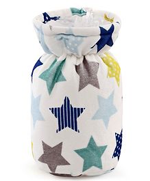 Babyhug Feeding Bottle Cover Stars Print Medium Blue -Fits Upto 180 ml Bottle