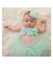 Babymoon Princess Tutu Outfit Pack of 3 - Light Green