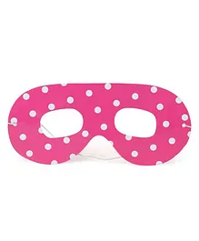 B Vishal Eye Mask Polka Dot Print Pink - Pack of 10