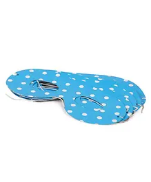 B Vishal Eye Mask Polka Dot Print Blue - Pack of 10