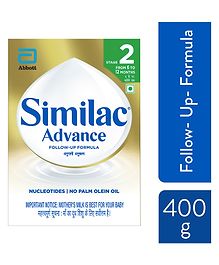 Similac Advance Stage 2 Follow-Up Formula for 6-24 Months, Omega 3 & 6, Iron, 400g Box