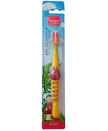 Morisons Baby Dreams - Shiny Caterpillar Yellow Kids Toothbrush