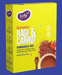 Early Foods Sprouted Ragi & Carrot Porridge Mix 200g