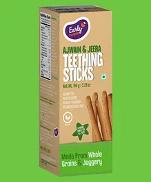 Early Foods Whole Wheat Ajwain Jaggery Teething Sticks - 150 grams