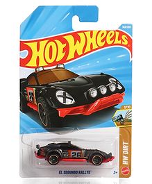 Hot Wheels Free Wheel Die Cast El Segundo Rallye (145/250) Toy Car - Black/Red