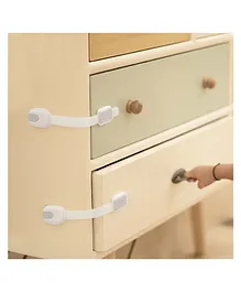 BabyPro Multi-Utility Safety Locks White - Pack of 6