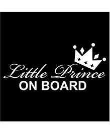 Fusion Graphix Little Prince On Board Sticker - Black