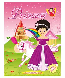 Art Factory Princess Jumbo Colouring Book - English