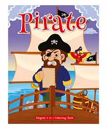 Art Factory Pirates 5 in 1 Coloring Book - English