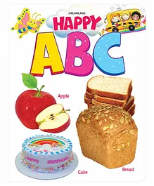 Dreamland ABC Happy Picture Book for Children with Big Pictures on Each Page to Learn Alphabet