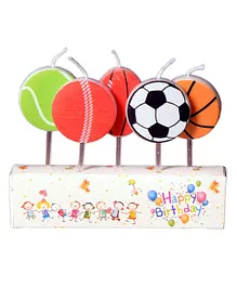 Party Anthem Sports Theme Candle (Pack of 5)