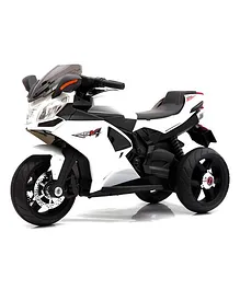 GetBest RS1400 3 Wheel Kids Battery Operated Ride on Bike - White
