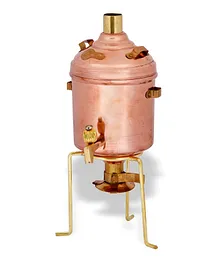 Shripad Steel Home Brass Water Heater Bumba - Light Brown Gold