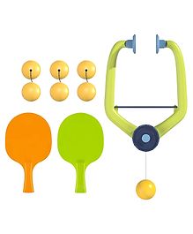 NEGOCIO Portable Ping Pong Ball Set with Ping Pong Balls & Paddle,Indoor Games, Parent Child Interaction Toy- PACK OF 1 - COLOR MAY VARY
