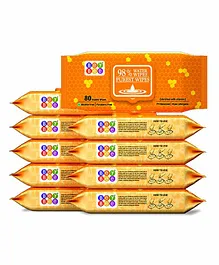 Bey Bee Water Wipes Pack of 10 - 80 Pieces Each
