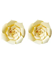 Party Propz DIY Flower Rose Pack of 2  - Cream