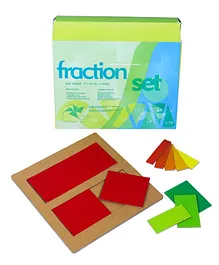 Vikalp India Fraction Kit set Learning toys - Multicolour