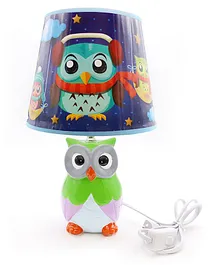 A Vintage Affair Nautical Owl Lamp - Green