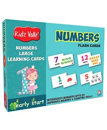 Kidz Valle Number Flash Cards - 25 Number