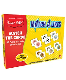 Kidz Valle Match-a-Like Match the Cards 48 Pairs (96 Cards)