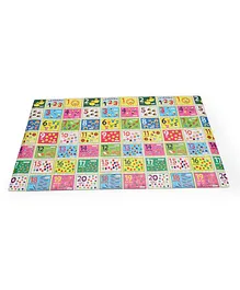 Sunta Waterproof Eva Baby Play & Crawl Roll Mat Numbers With Pictures - Multicolor