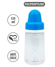 Small Wonder Feeding Bottle PolypropyleneCherish Blue - 125 ml
