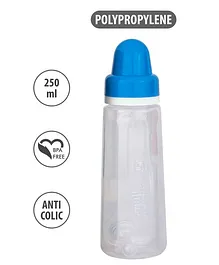 Small Wonder Feeding Bottle Polypropylene Cherish Blue - 250 ml