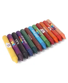 Kores Jumbo Wax Crayons - 12 Shades