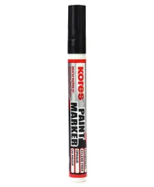 Kores Paint Marker Pen Black - Length 14.5 cm