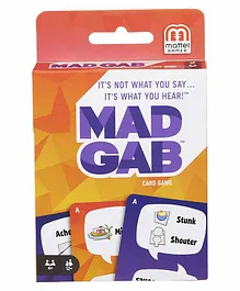 Mattel Mad Gab Card Game - 50 Cards