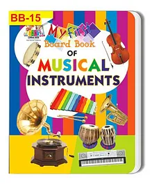 Musical Instruments Themed Board Book - English