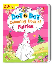 Dot To Dot Colouring Book of Fairies - English