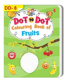 Dot To Dot Colouring Book of Fruits - English