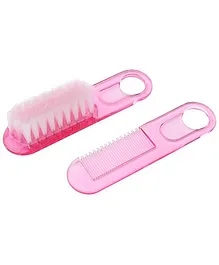 Farlin - Comb and Brush Set Pink