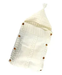 Babymoon Organic Knitted Sleeping Bag - Off White